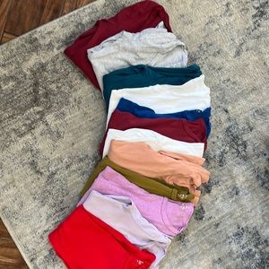 12 J. Crew Perfect fit long sleeved shirts